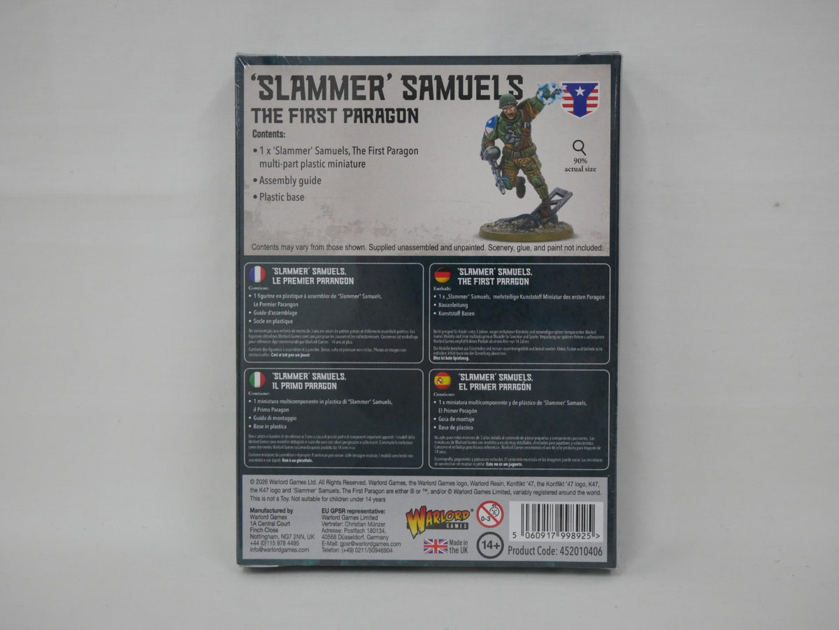 Warlord Games Konflikt 47 1:56 'Slammer' Samuels, The First Paragon - 452010406