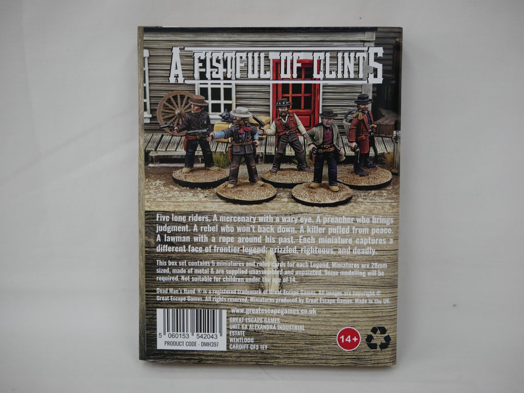 Great Escape Games Dead Man's Hand 28mm A Fistful of Clints 5 Mini Set - DMH397