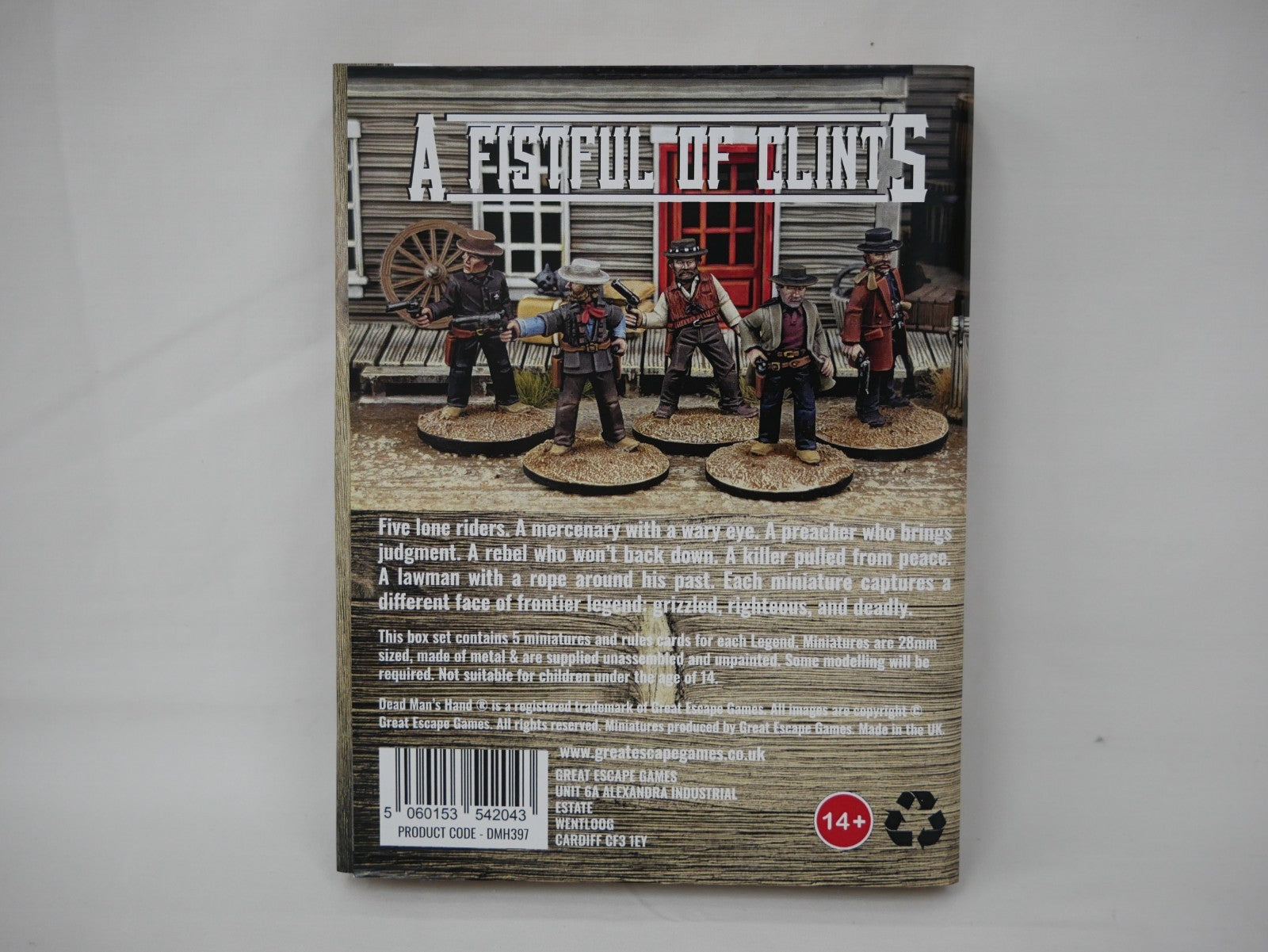 Great Escape Games Dead Man's Hand 28mm A Fistful of Clints 5 Mini Set - DMH397