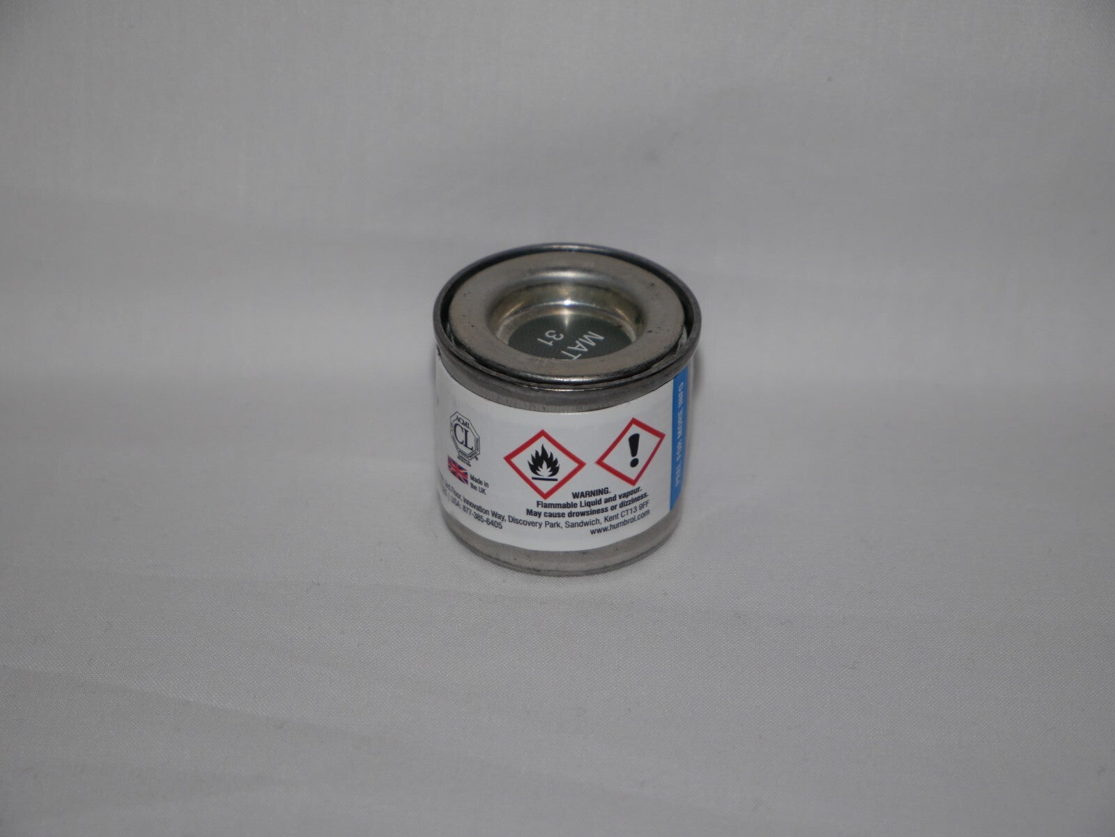 Humbrol Scale Modelling Enamel Paints Matt Slate Grey No 31 (14ml) Tub - AA0343