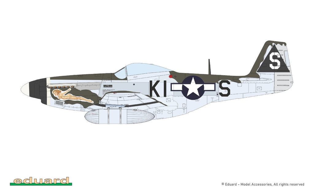 Eduard 1:72 Scale North American P-51D-5 Mustang ProfiPACK Edition Kit - 70171