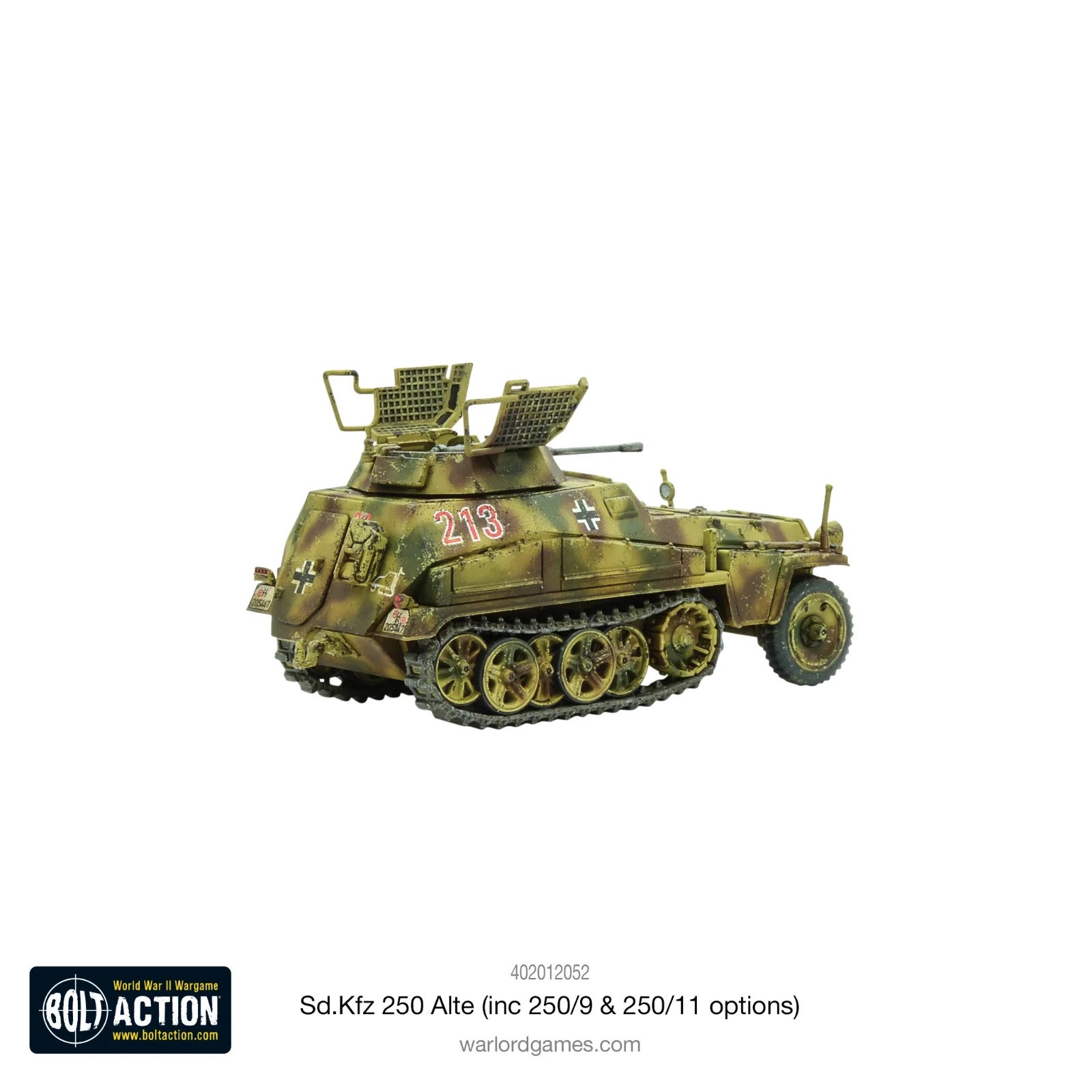 Warlord Games Bolt Action 1:56 Scale WWII SD.KFZ 250 (ALTE) Half-Track - 402012052