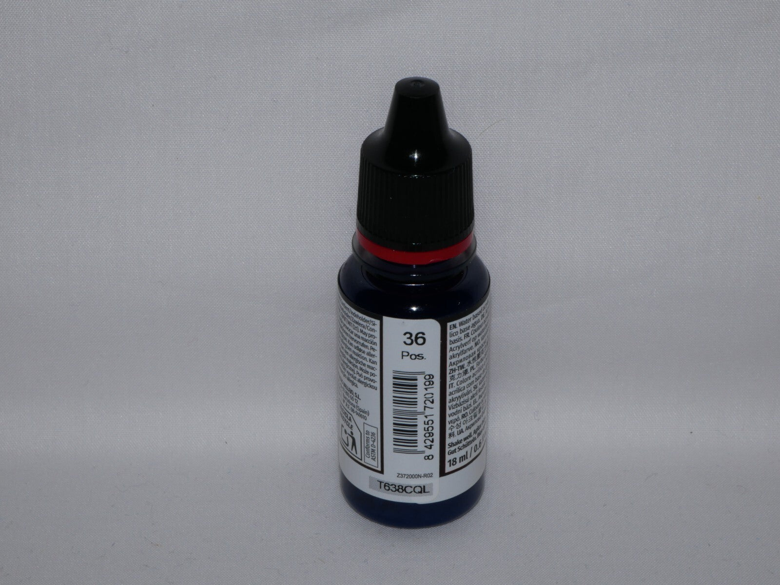 Vallejo Game Color Acrylic Range Night Blue 18ml/0.6 fl oz Dropper Bottle 72.019