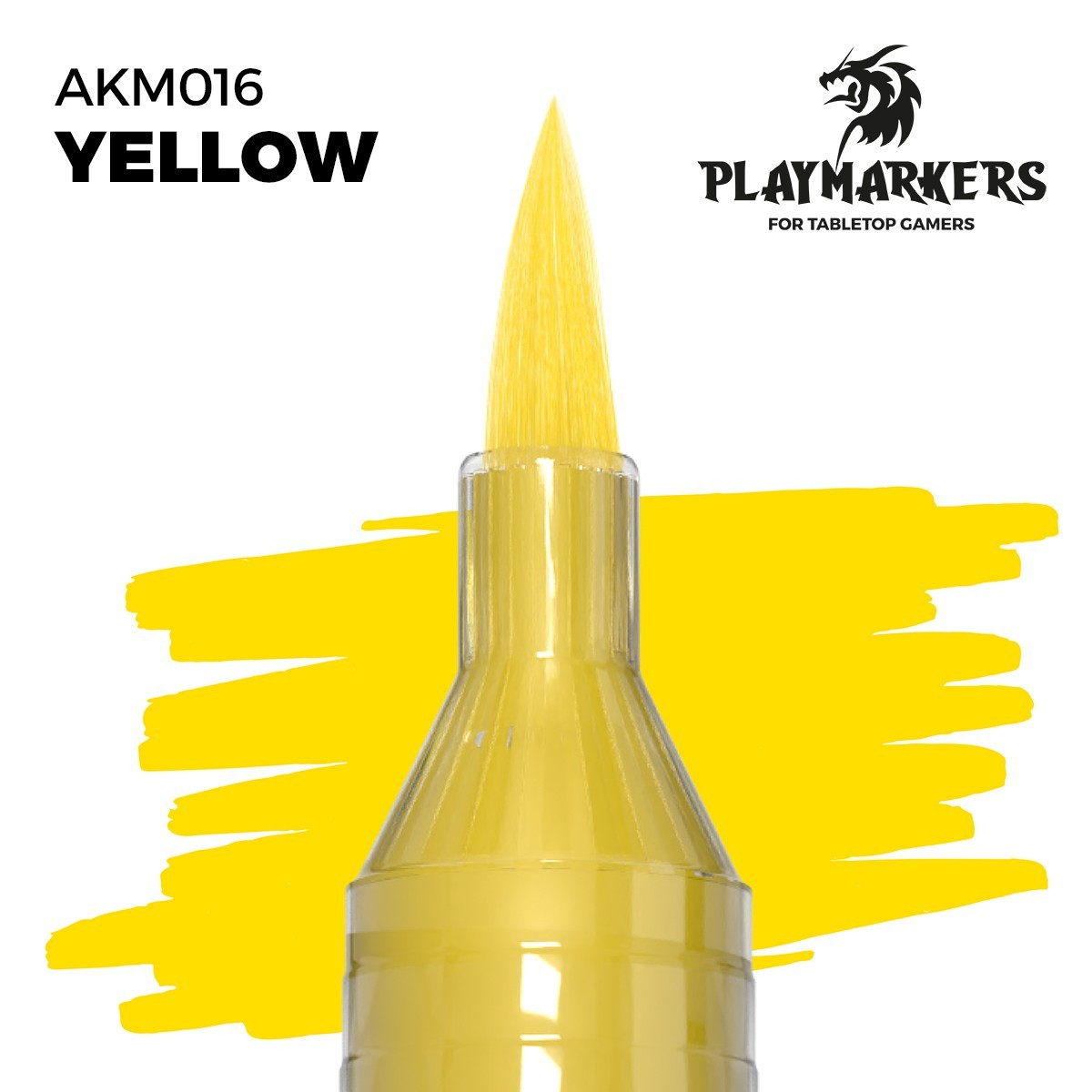 AK Interactive Acrylic Paint Playmarkers For Model Tabletop Games Yellow AKM016