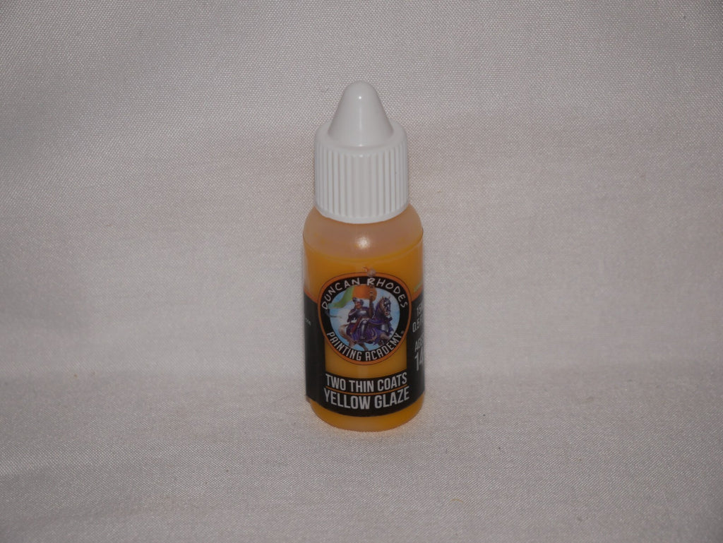 Duncan Rhodes Painting Academy 'Two Thin Coats' Yellow Glaze 15ml Bottle - 10116