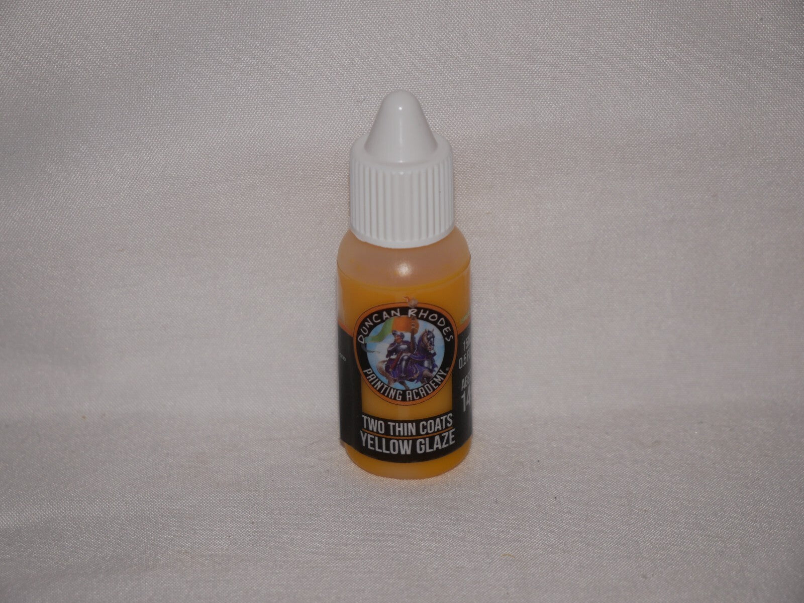 Duncan Rhodes Painting Academy 'Two Thin Coats' Yellow Glaze 15ml Bottle - 10116