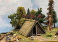 Renedra Ltd Generic Scenery & Bases 1/56th Scale Viking House For Wargaming RNVH