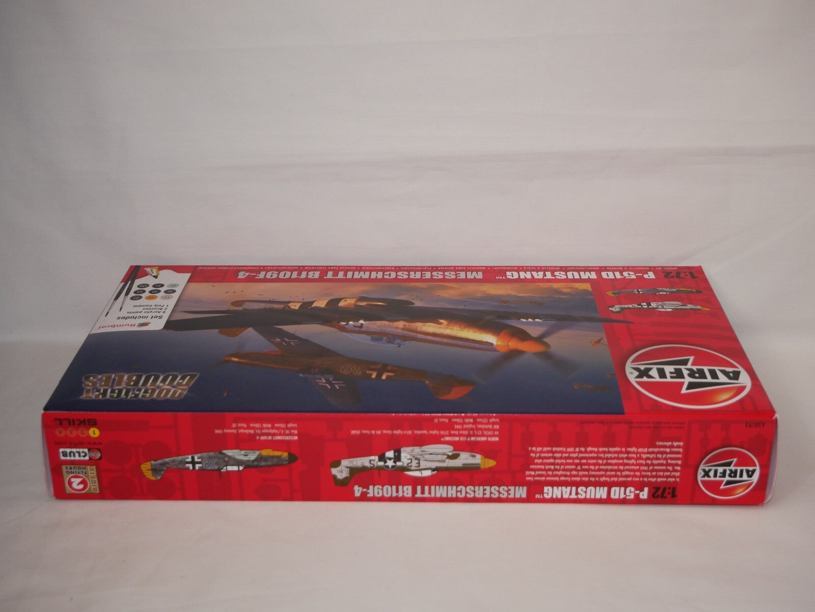 Airfix 1:72 Scale Dogfight Doubles P-51 Mustang Vs Messerschmitt Bf109F-4 A50193