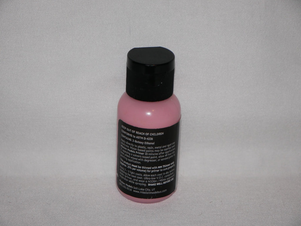 Mission Models Premium Hobby Paints Pink Primer 30ml / 1 fl oz Bottle MMS - 005