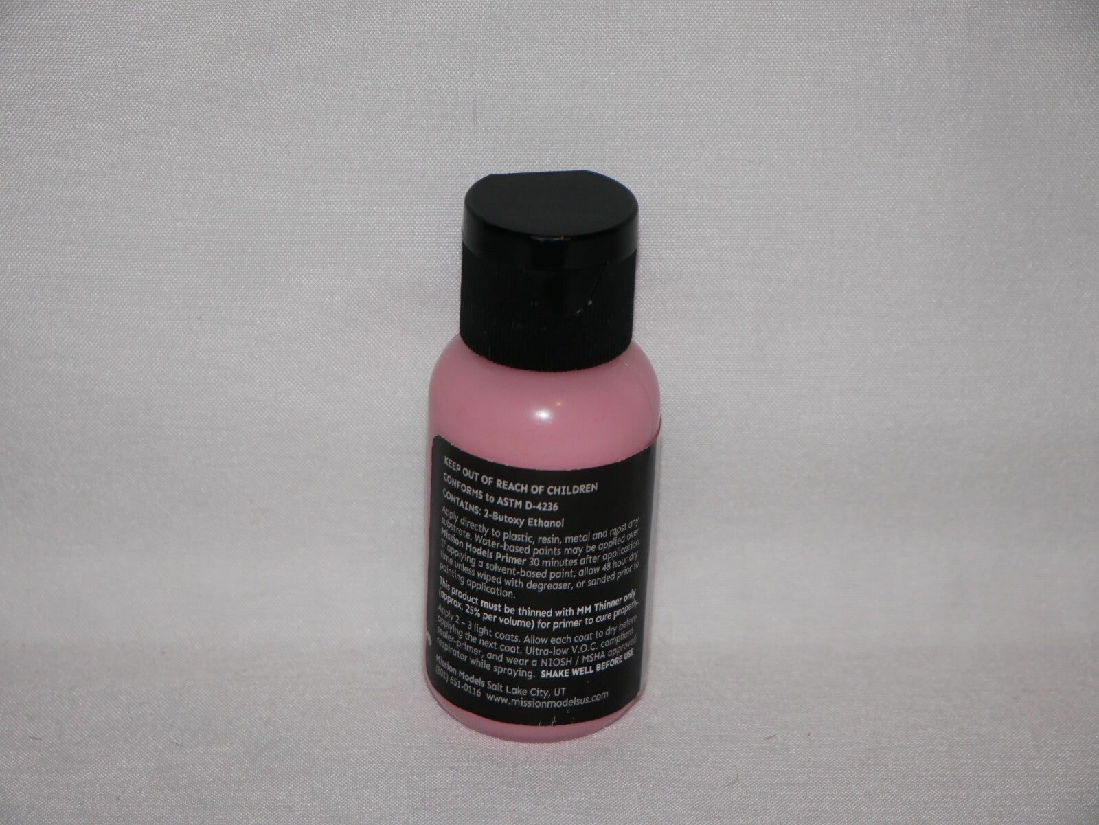 Mission Models Premium Hobby Paints Pink Primer 30ml / 1 fl oz Bottle MMS - 005