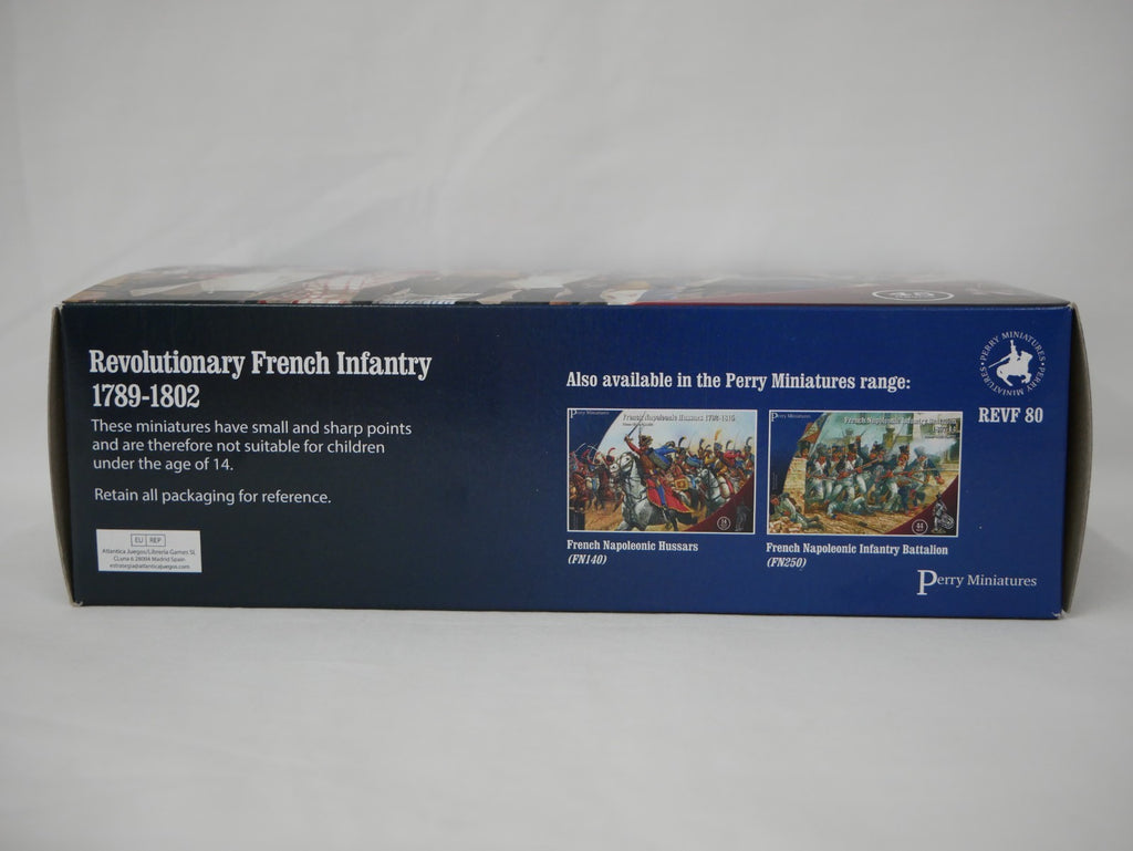 Perry Miniatures 28mm Hard Plastic Revolutionary French Infantry (1789-1802) - REVF80