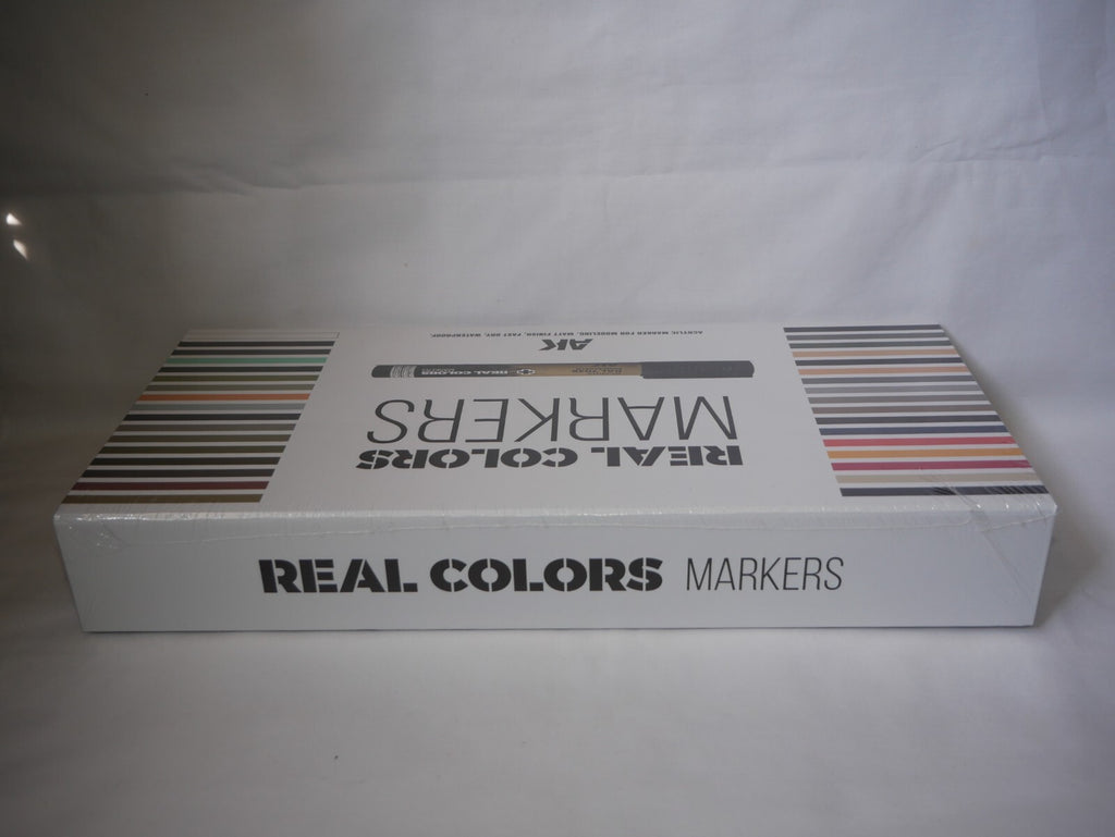 AK Interactive Real Color Acrylic Markers Special Deluxe 34 Piece Box Set - RCM150