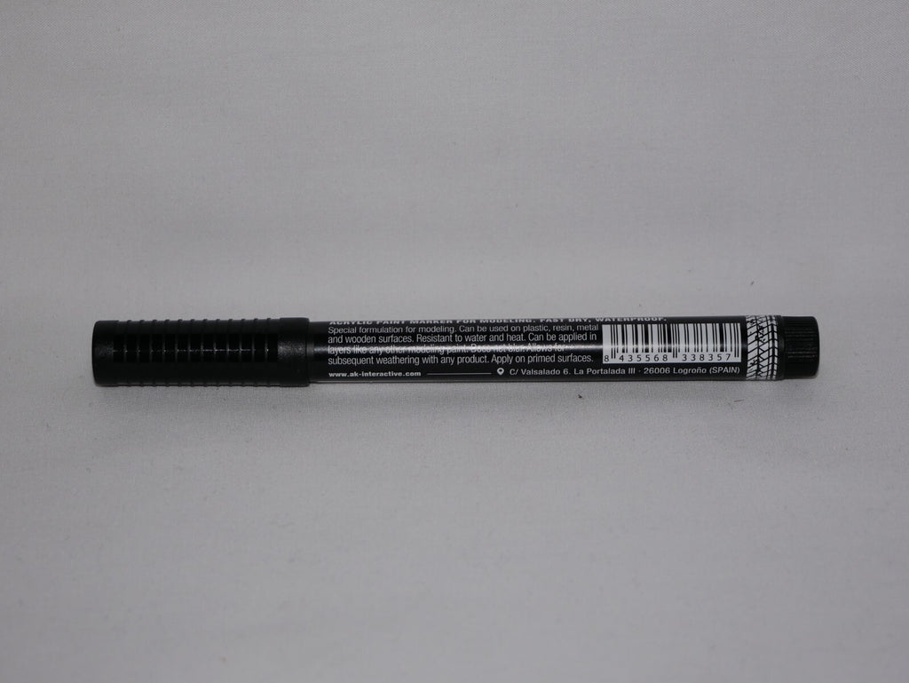 AK Interactive Real Colors Acrylic Fast Drying Marker Pens Aluminium - RCM010