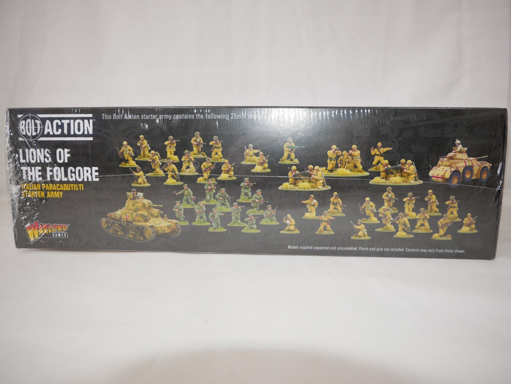 Warlord Games Bolt Action 1:56 Scale Lions Of The Folgore Italian Paracadutisti Starter Army - 402615802