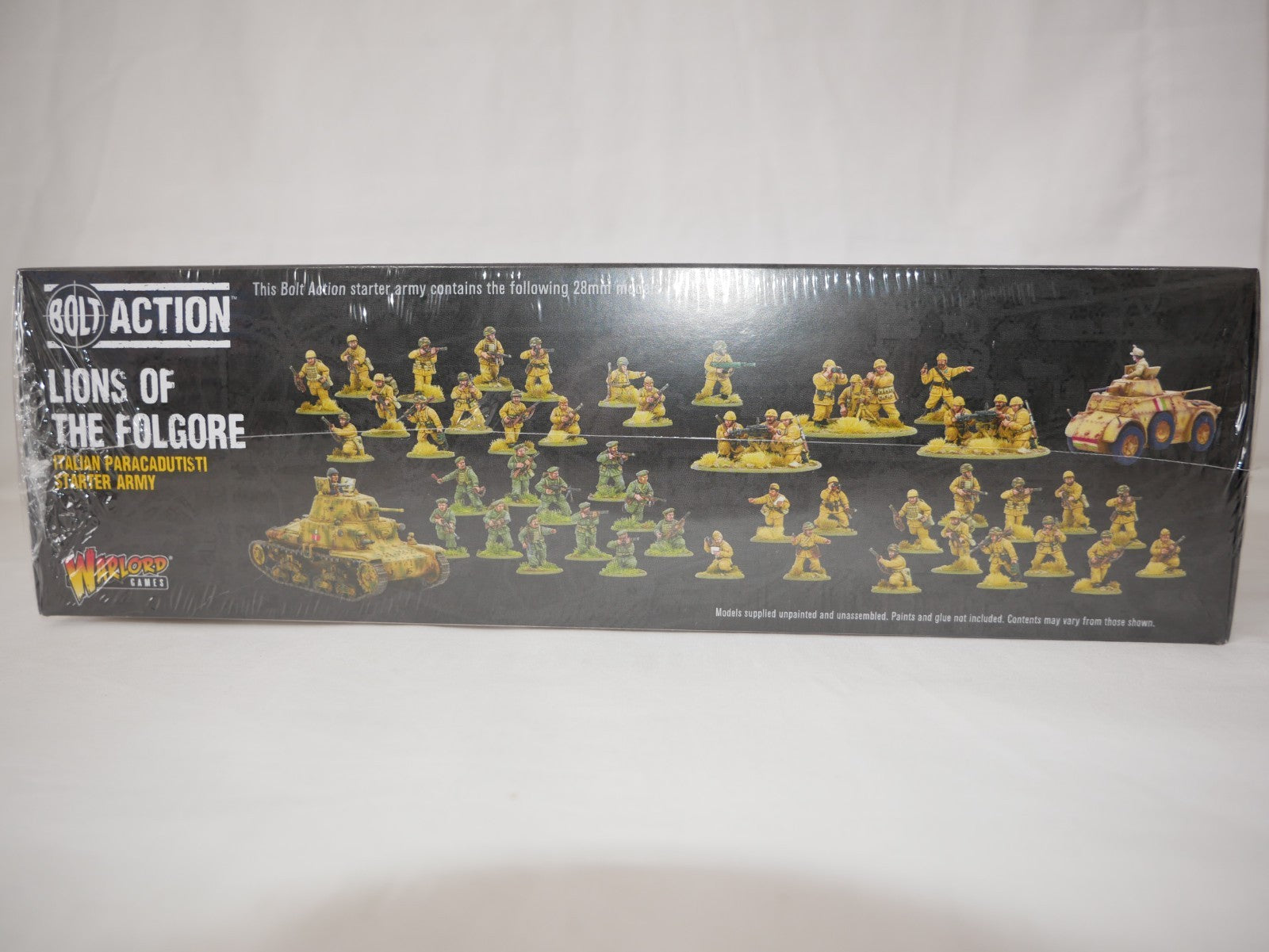 Warlord Games Bolt Action 1:56 Scale Lions Of The Folgore Italian Paracadutisti Starter Army - 402615802
