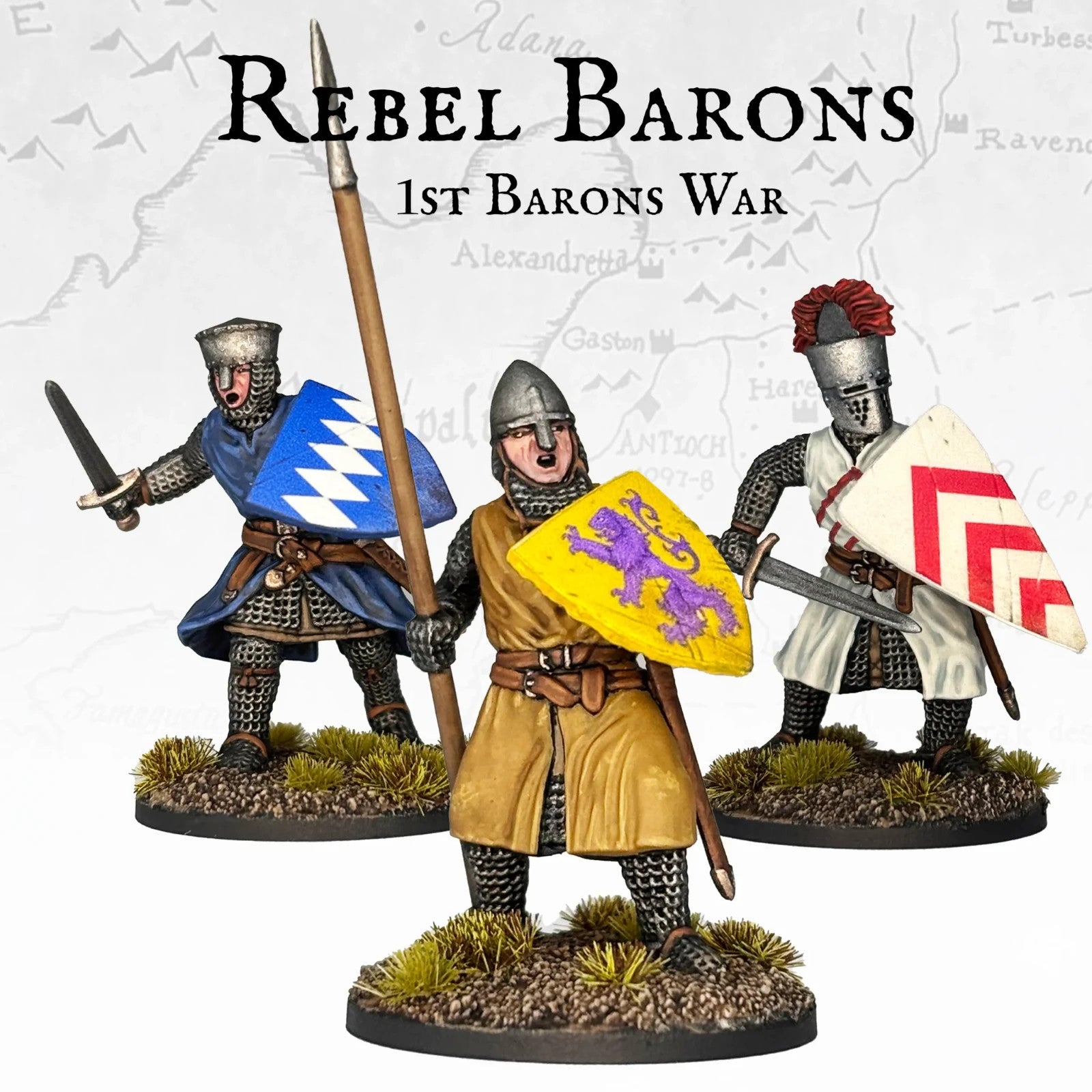 Victrix Medieval Warriors 28mm Scale Hard Plastic Medieval Foot Knights - VXM004