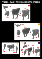 Victrix Ltd Pillage Ransack The Middle Ages 28mm Medieval Farm Animals - VXE014