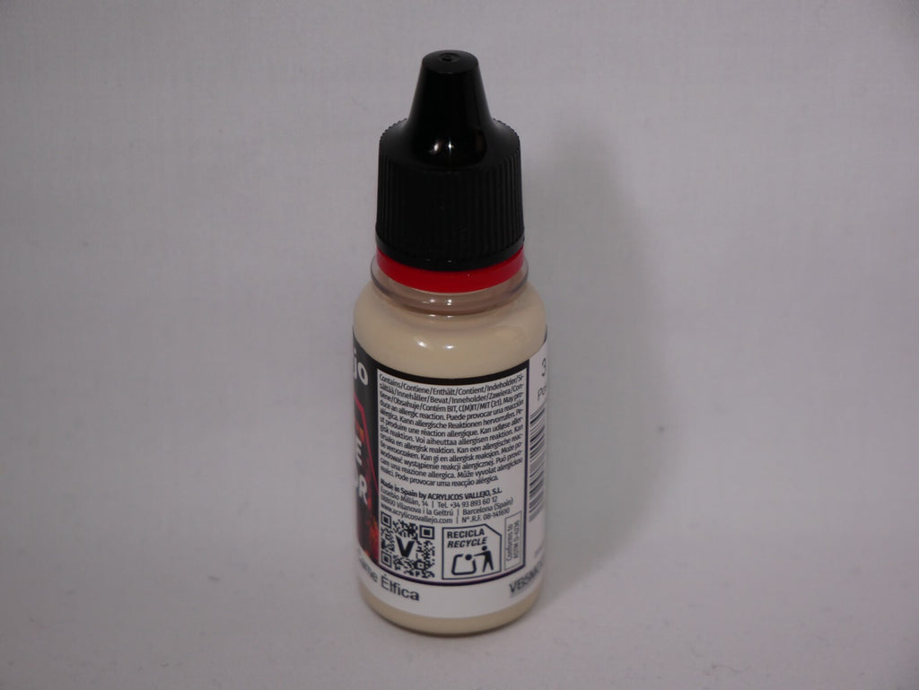 Vallejo Game Color Acrylics Elfic Flesh 18ml/0.6 fl oz Dropper Bottle - 72.098