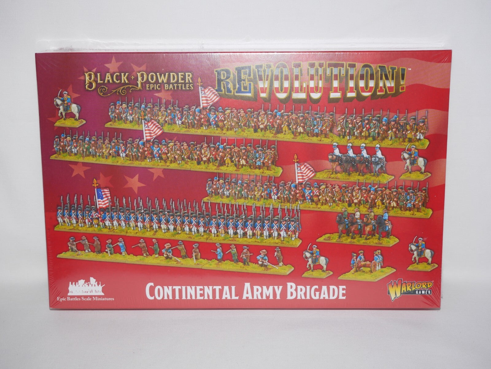 Black Powder Epic Battles Revolution 15mm Continental Army Brigade - (312403406)