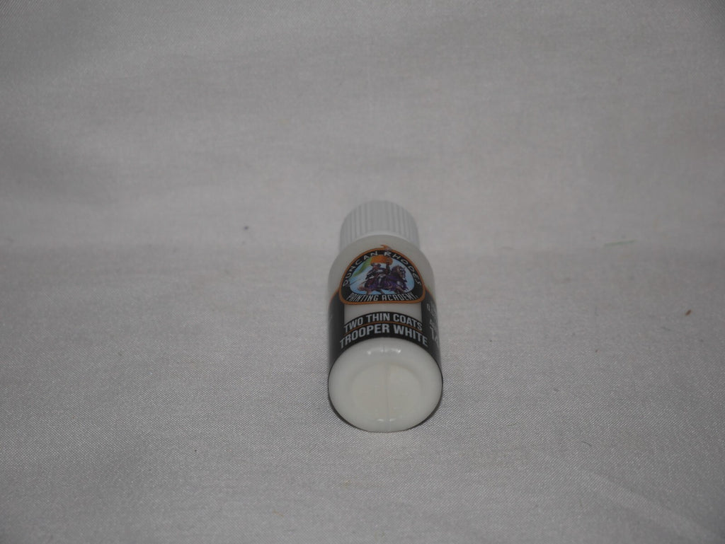 Duncan Rhodes Painting Academy 'Two Thin Coats' Trooper White 15ml Bottle 10036