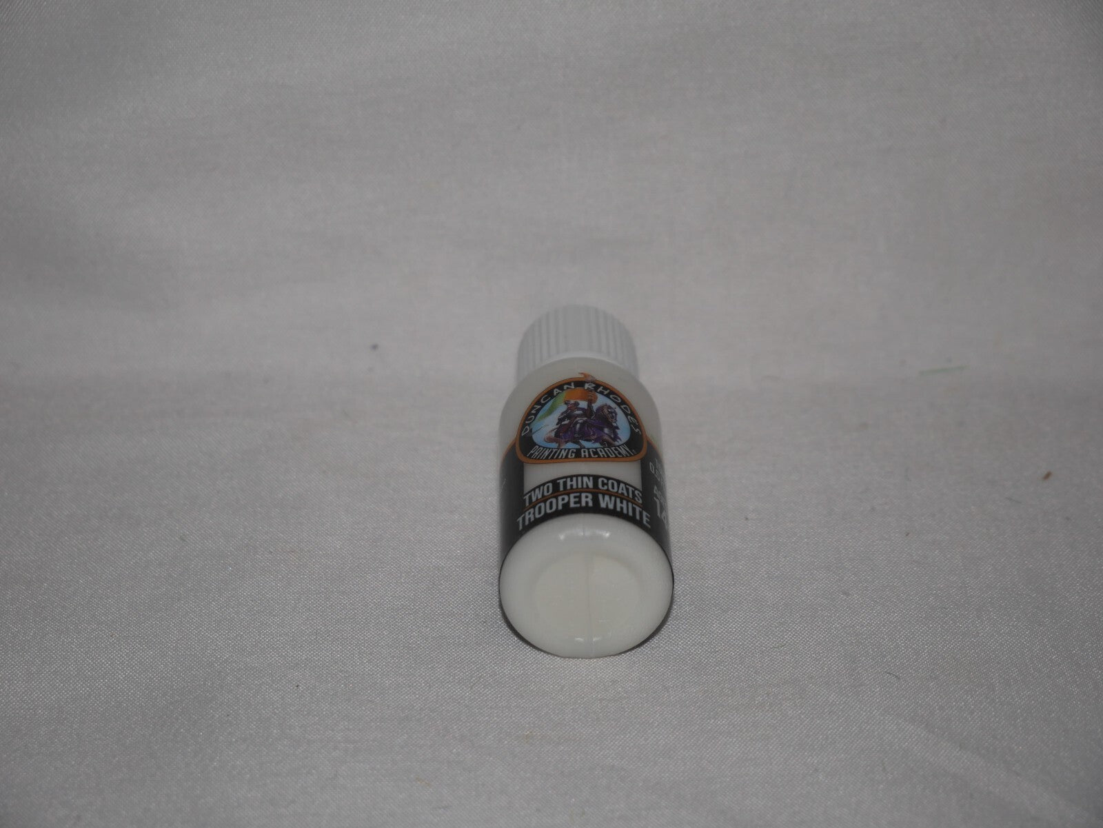 Duncan Rhodes Painting Academy 'Two Thin Coats' Trooper White 15ml Bottle 10036