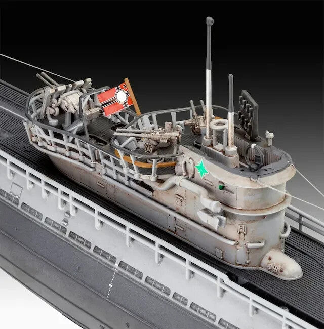 Revell 1:144 Scale Type IX C/40 U190 German Submarine Kit Skill Level 4 - 05167