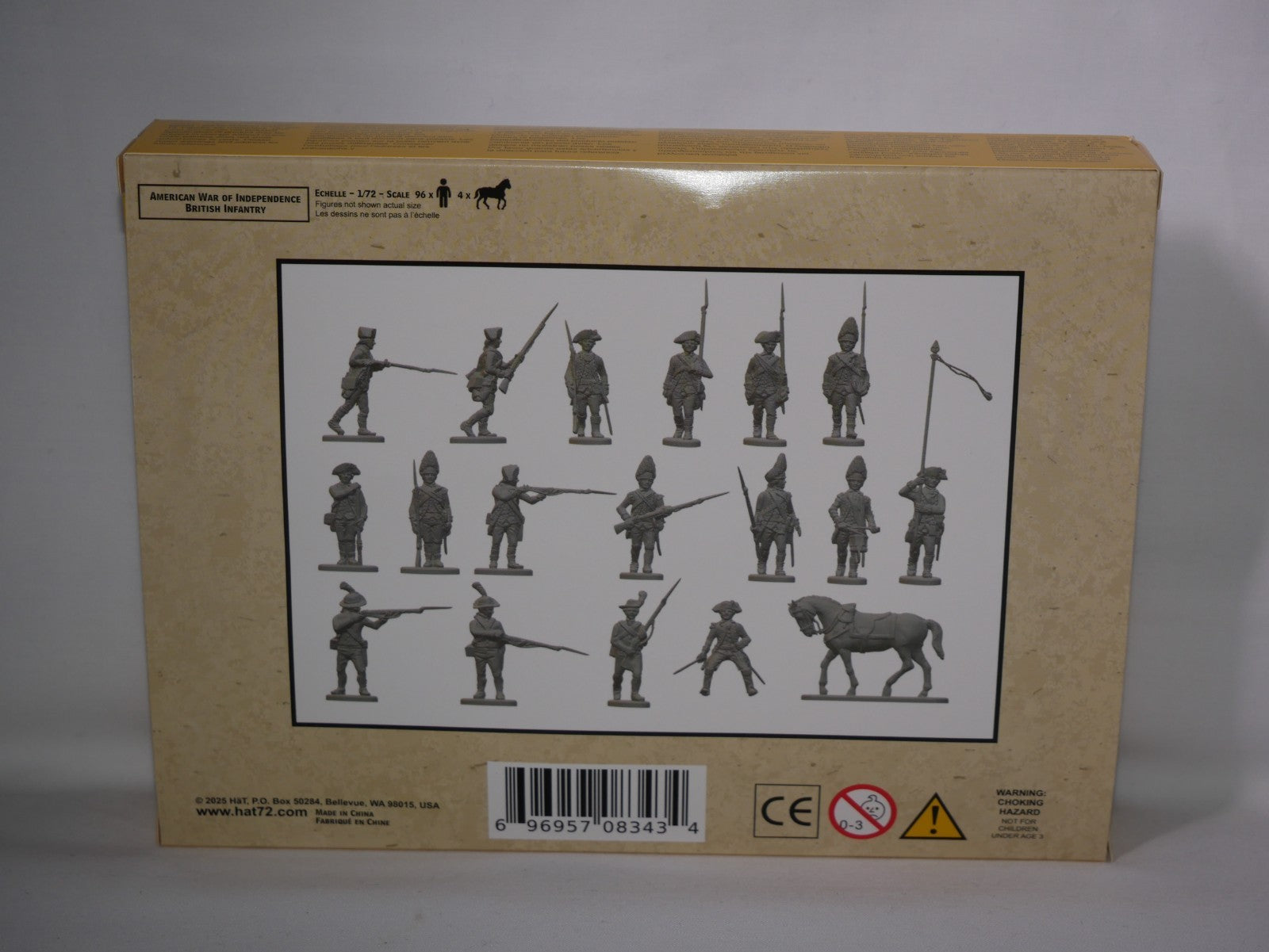 Hat Industrie 1:72 Scale American War Of Independence British Infantry - 8343
