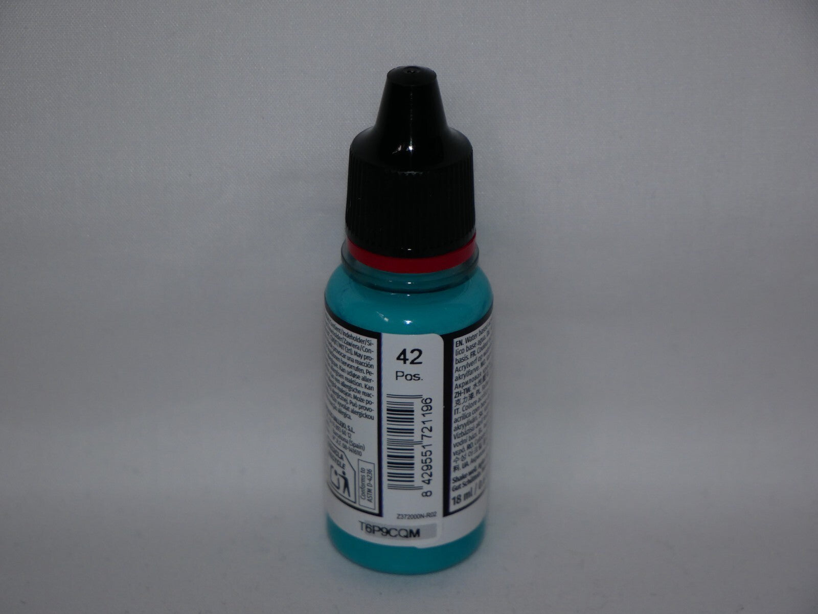 Vallejo Game Color Acrylic Range Aquamarine 18ml/0.6 fl oz Dropper Bottle 72.119