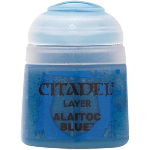 Citadel Colour Layer Alaitoc Blue Acrylic 12ml/0.40 fl oz Paint Pot - (22-13)