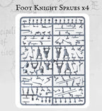 Victrix Medieval Warriors 28mm Scale Hard Plastic Medieval Foot Knights - VXM004