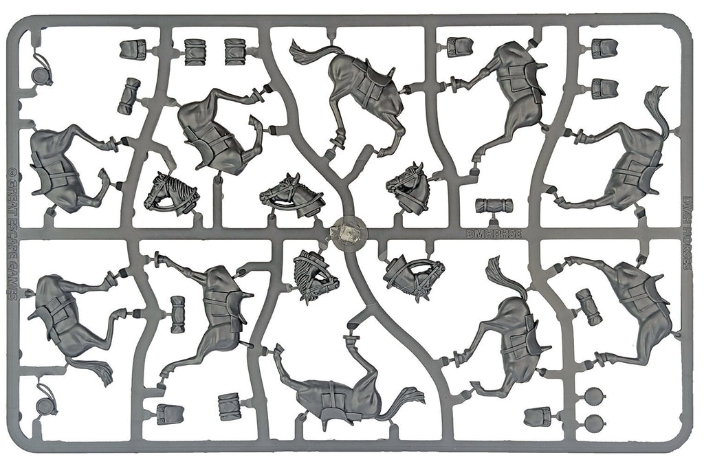 Great Escape Games Dead Mans Hand 28mm Hard Plastic Mounted Gunfighters - DMHP004