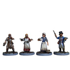 Wargames Atlantic Classic Fantasy 28mm Hard Plastic Villagers Figures - WAACF010