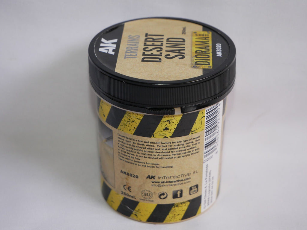 AK Interactive Diorama Terrains Desert Sand Acrylic 250ml Tub - AK8020