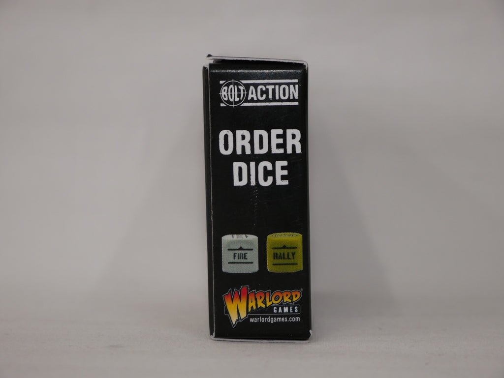 Warlord Games Bolt Action 1:56 Scale 12x Grey Coloured Order Dice - (402616008)