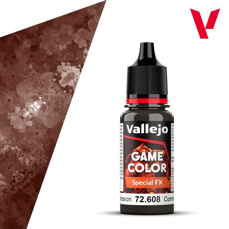 Vallejo Game Color Special FX Corrosion 18ml/0.6 fl oz Dropper Bottle - 72.608