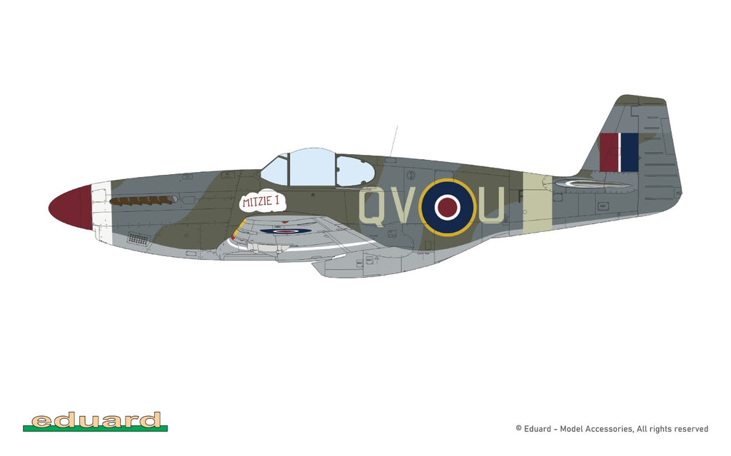 Eduard 1:48 Scale North American Mustang Mk.III ProfiPACK Edition Kit - 82109