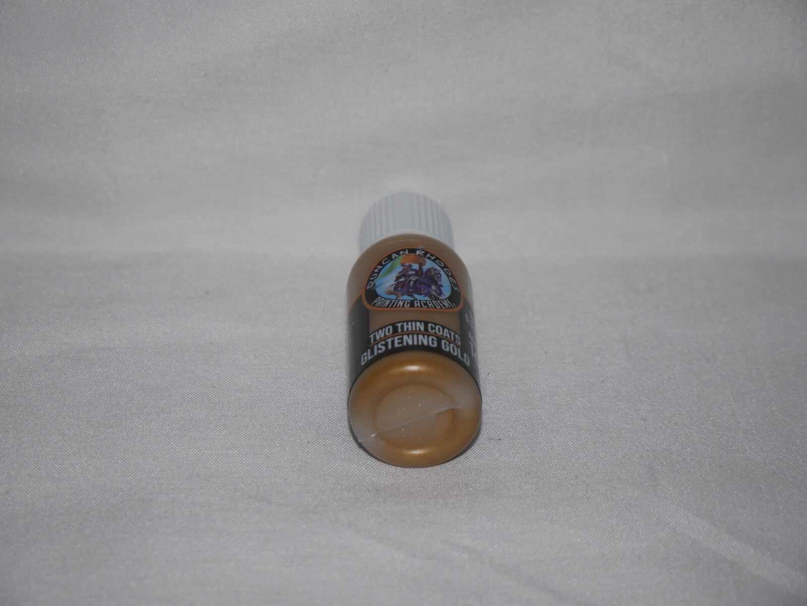 Duncan Rhodes Painting Academy Two Thin Coats Glistening Gold 15ml Dropper 10045
