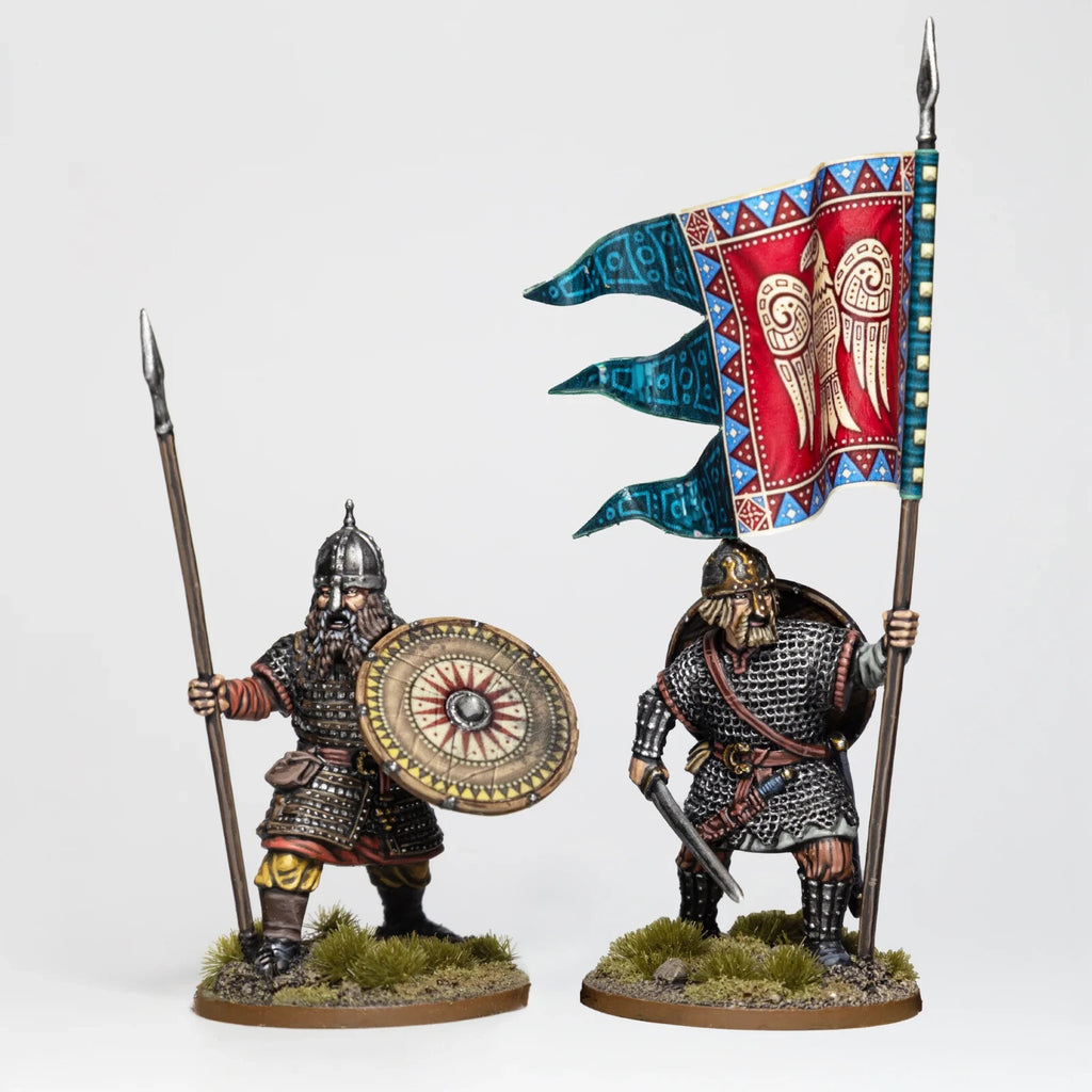 Victrix Warriors Of The Dark Ages 28mm Scale Hard Plastic Rus Infantry - VXDA018