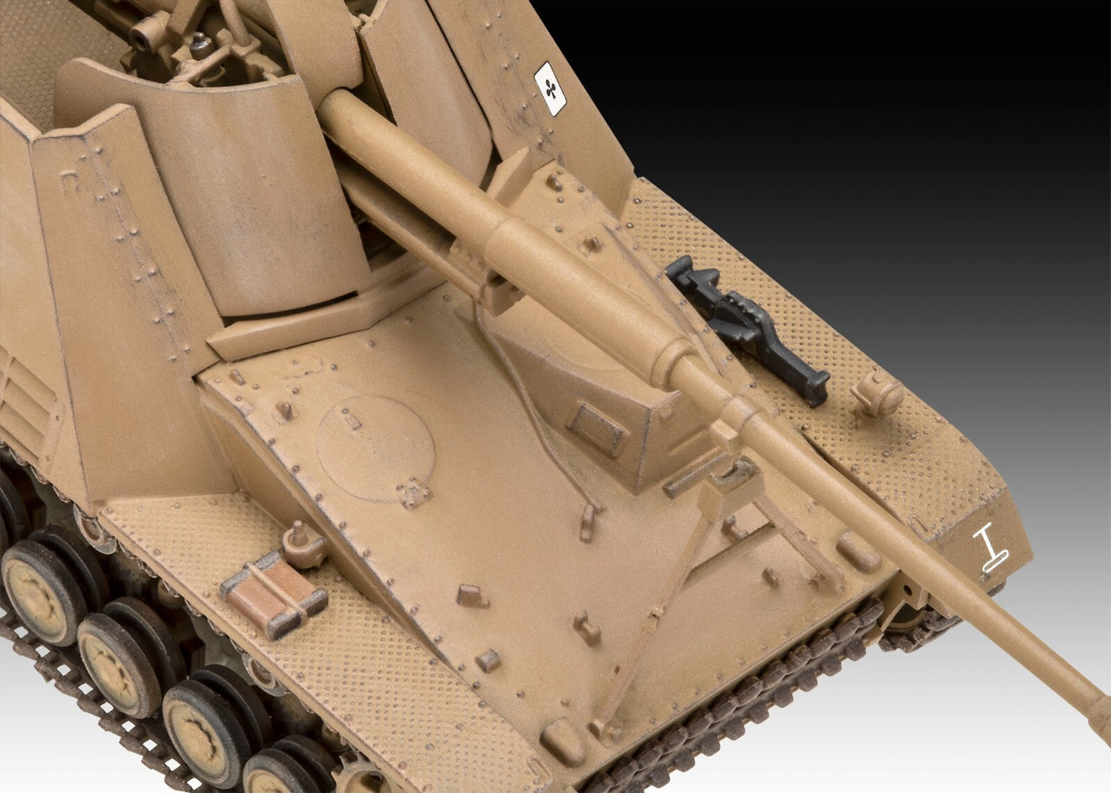 Revell 1:72 Sd.Kfz 164 Nashorn Anti Tank Scale Model Kit Skill Level 4 - 03358