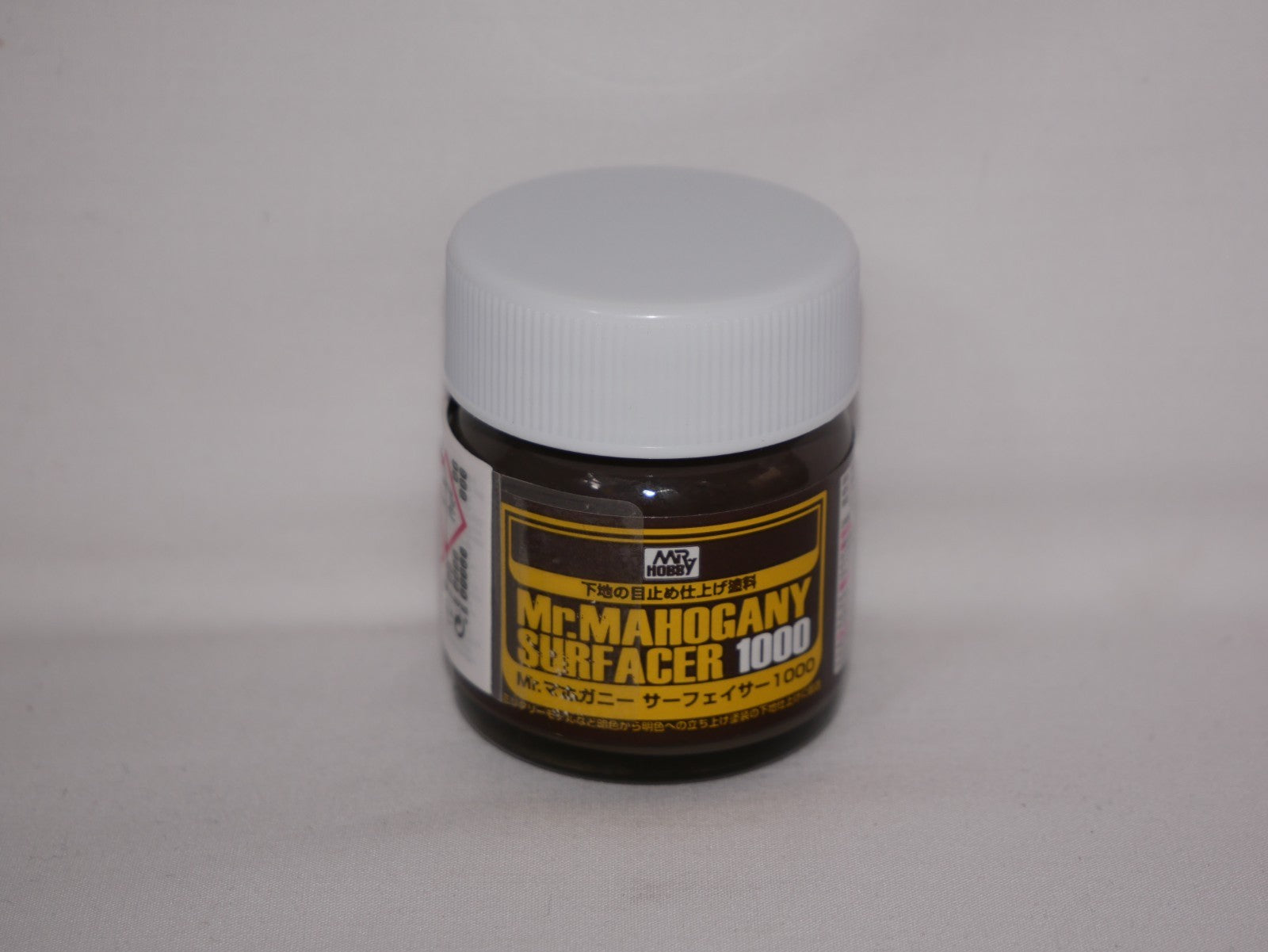 Mr Hobby Mr Mahogany Surfacer 1000 Dark Brown Primer 40ml Glass Bottle - SF-290