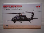 ICM 1:48 Scale Sikorsky MH-60L Black Hawk US Special Forces Helicopter - 48360