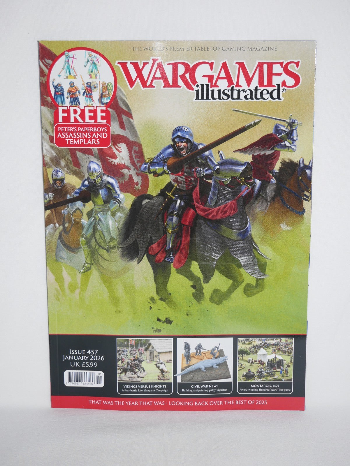 Wargames Illustrated Premier Tabletop Gaming Magazine Issue 457 January 2026