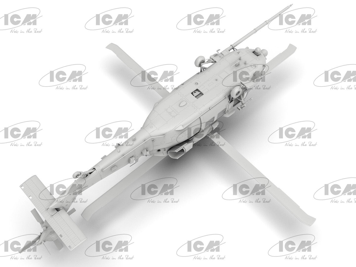 ICM 1:48 Scale Sikorsky MH-60L Black Hawk US Special Forces Helicopter - 48360