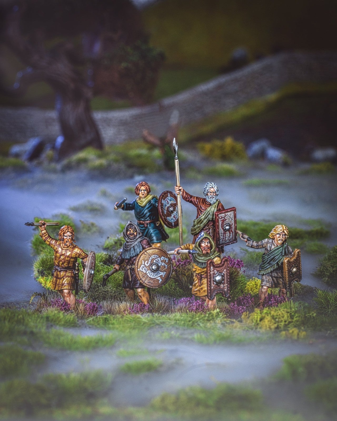 Victrix Warriors Of The Dark Ages 28mm Hard Plastic Scots/Picts Warriors - VXDA019