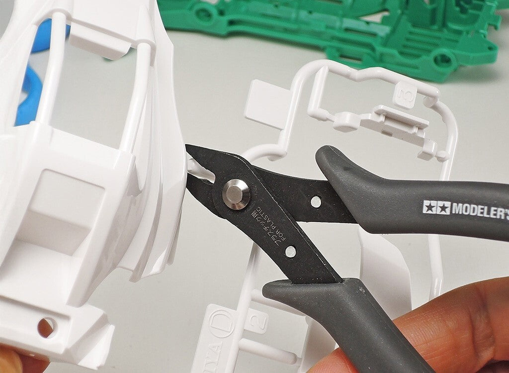 Tamiya Craft Tools Series High Quality Plastic Gray Moderlers Side Cutter 74093