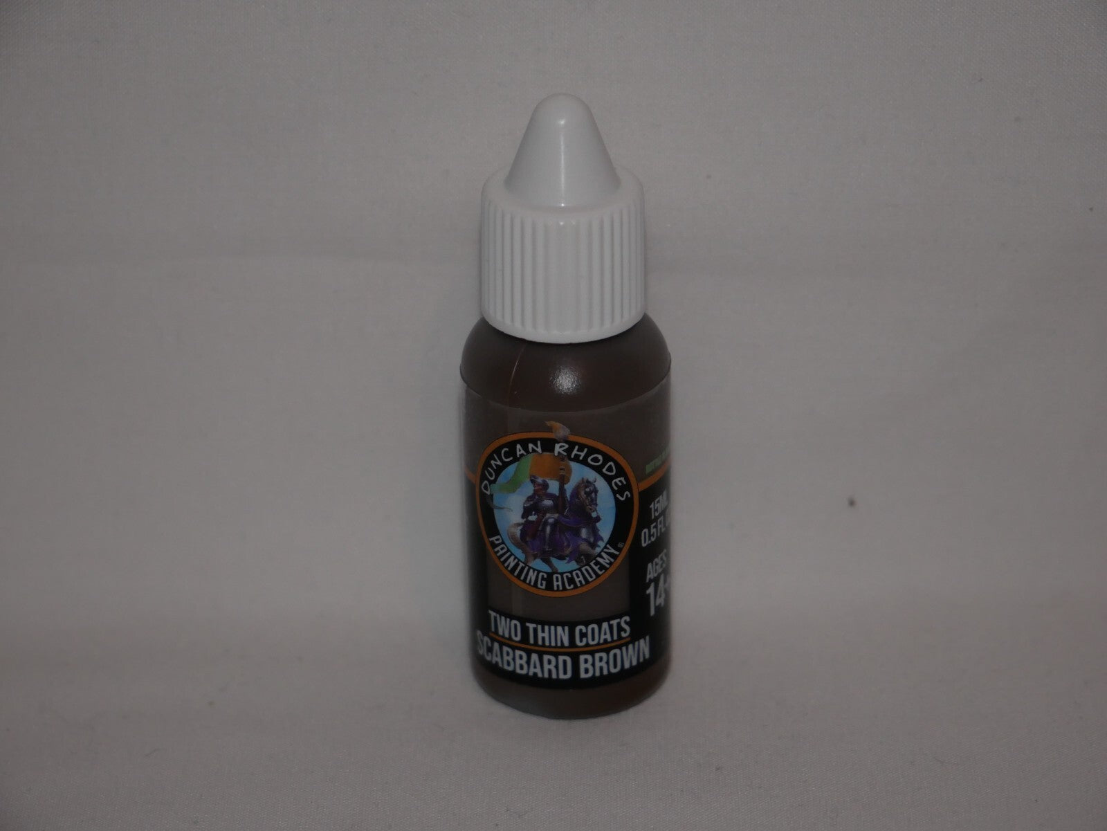 Duncan Rhodes Painting Academy Two Thin Coats Scabbard Brown 15ml Bottle - 10154