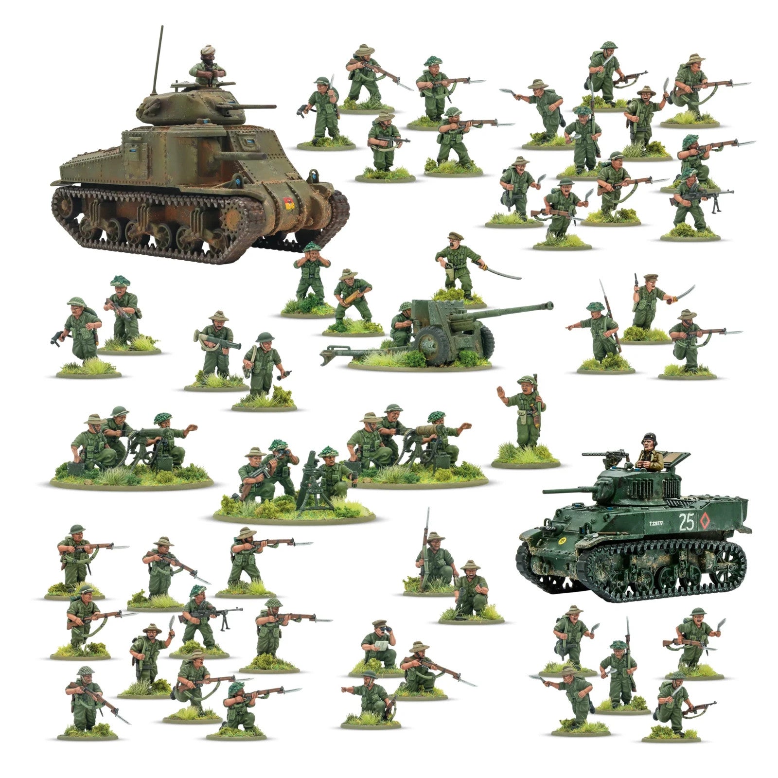 Warlord Games Bolt Action 1:56 Ayo Gorkhali! Gurkha Starter Army Set - 402611201