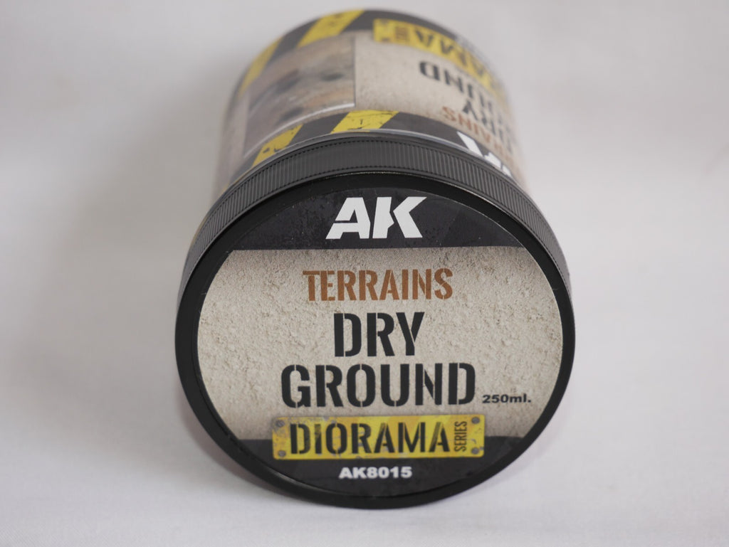 AK Interactive Diorama Terrains Series Dry Ground Acrylic Texture 250ml - AK8015
