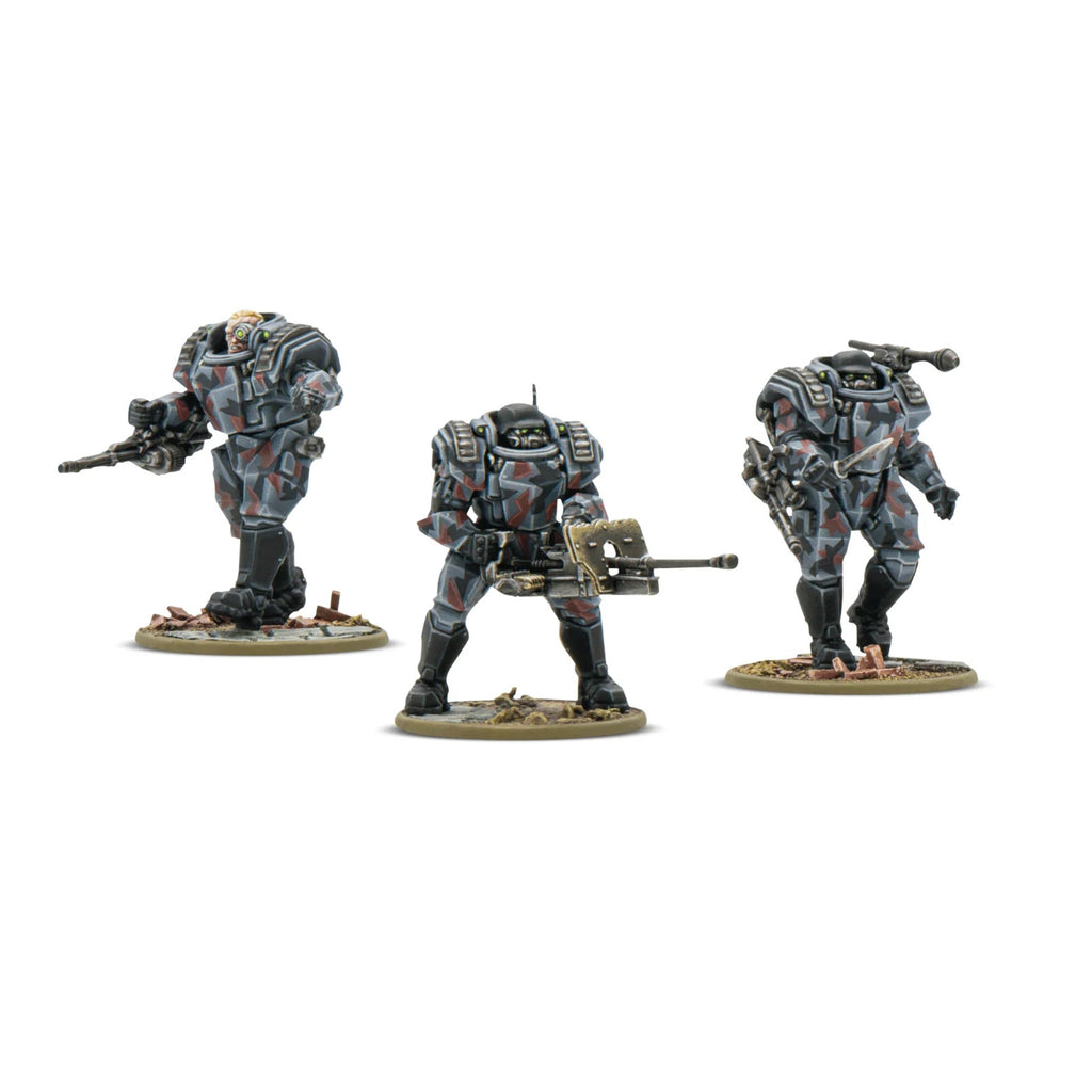 Warlord Games Konflikt 47 1:56 Scale Axis Stahltruppen Heavy Infantry - 452010202
