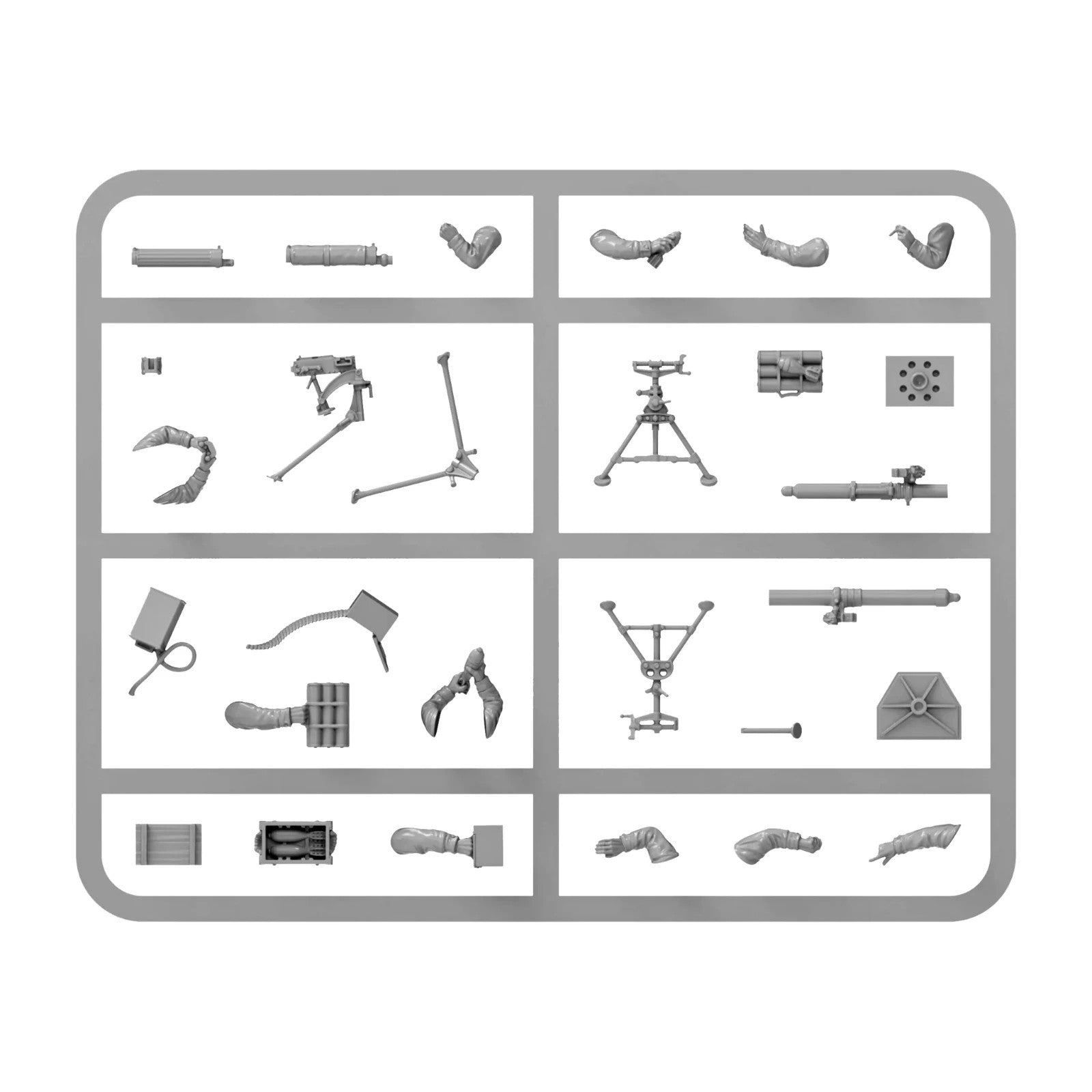 Warlord Games Bolt Action 1:56 British Gurkha Heavy weapons Platoon - 402611005